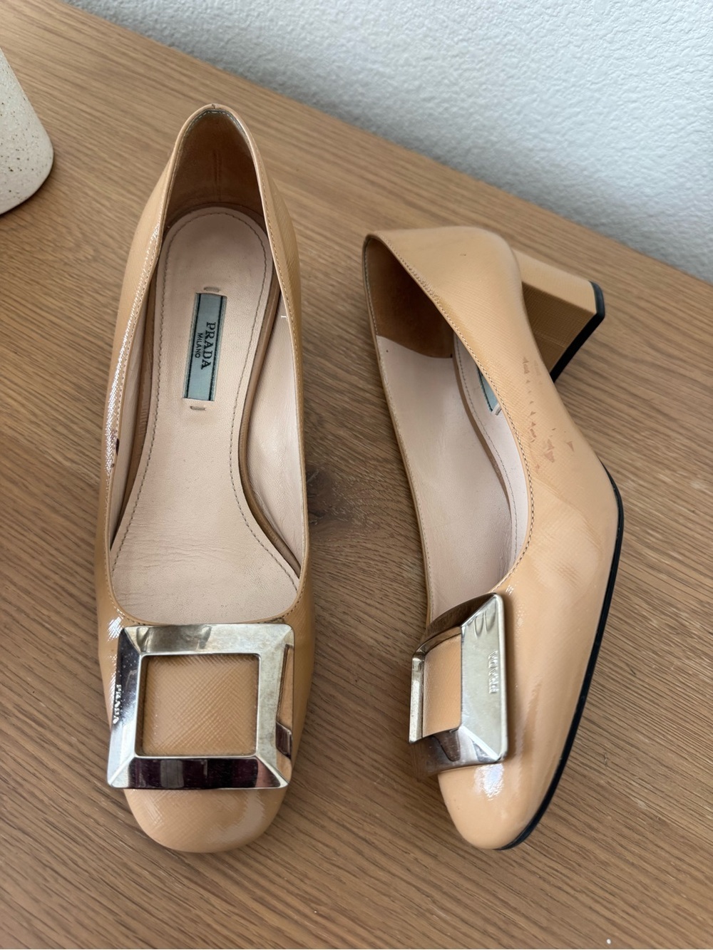 PRADA Patent Leather Pumps Size 37